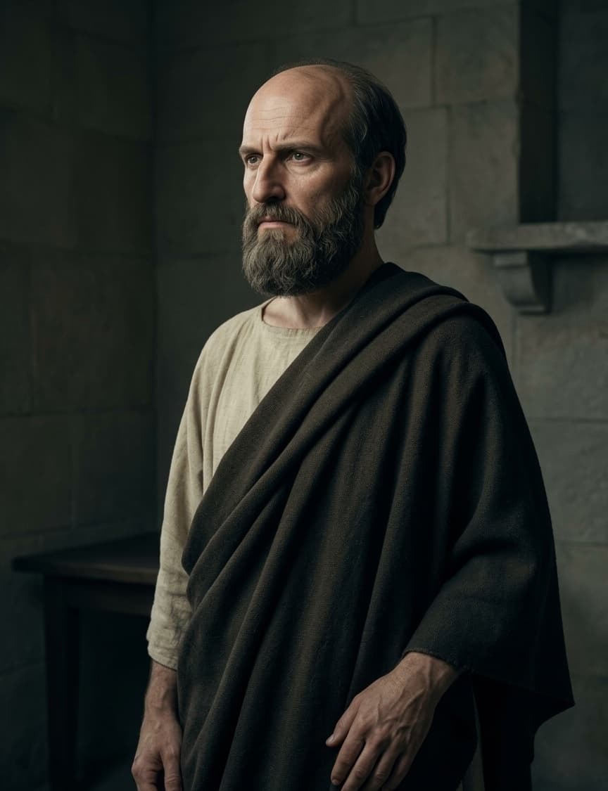 AI-assisted portrait of Xenocrates