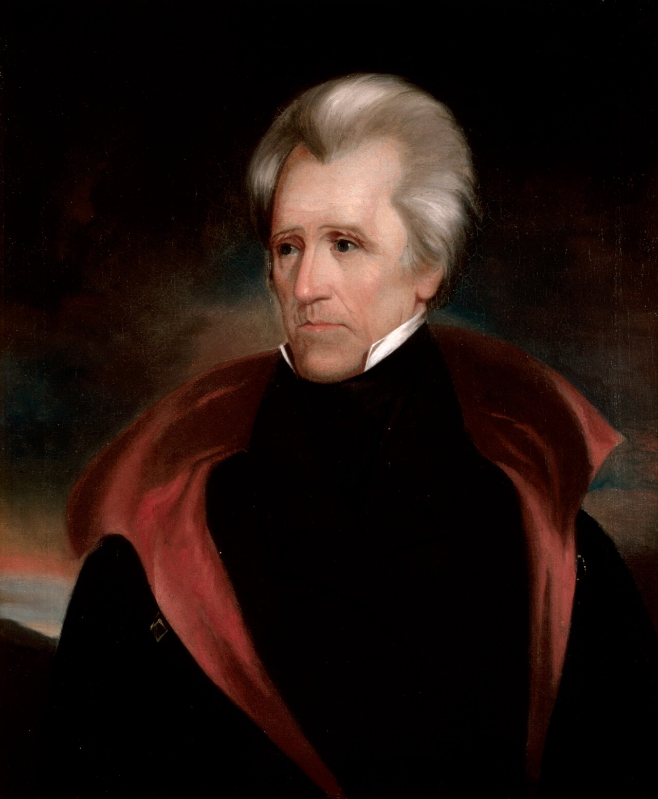 Oil portrait of Andrew Jackson, c. 1830s, by Ralph Eleaser Whiteside Earl