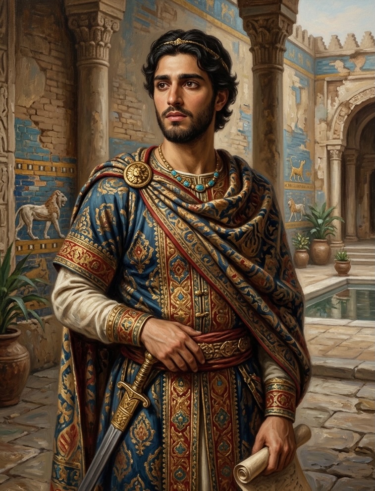 AI-assisted portrait of Antibelus