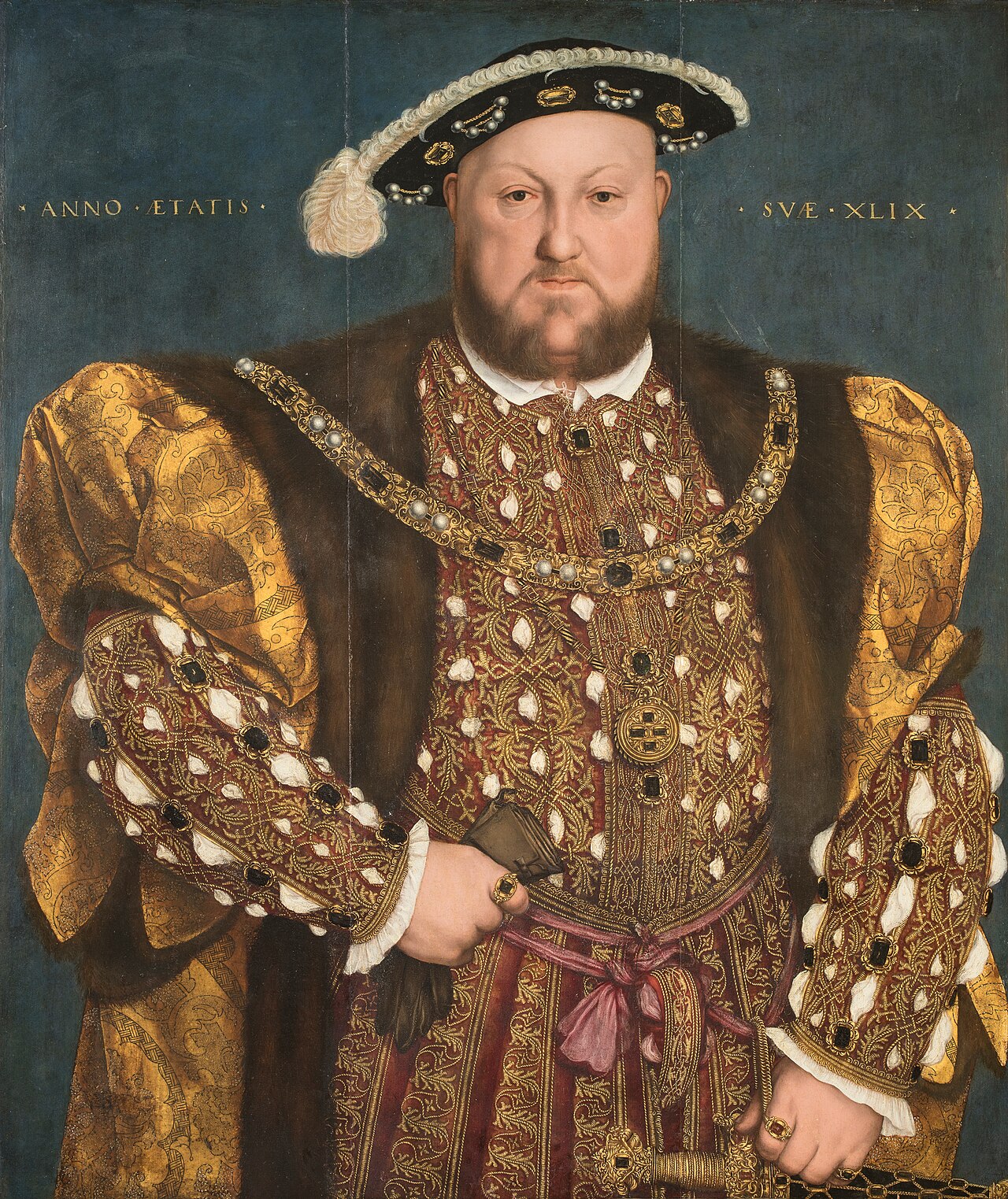 Portrait of Henry VIII attributed to Hans Holbein the Younger, Galleria Nazionale d'Arte Antica, Rome