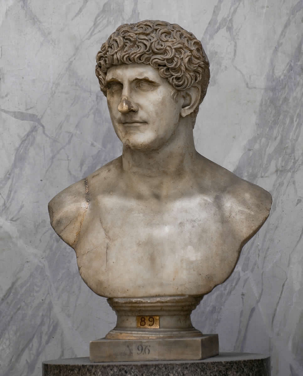 Marble portrait bust of Mark Antony, Vatican Museums
