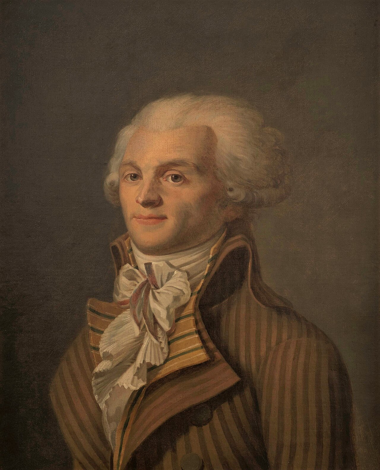 Anonymous oil portrait of Maximilien Robespierre, c. 1790s