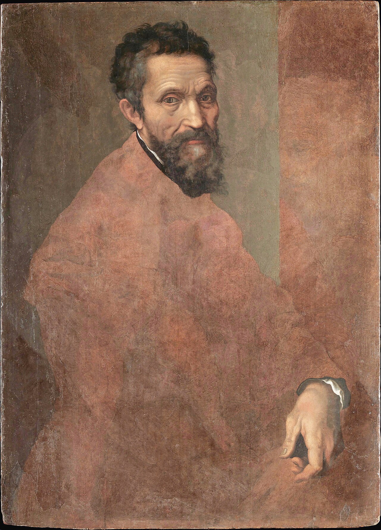 Portrait of Michelangelo by Daniele da Volterra, c. 1545