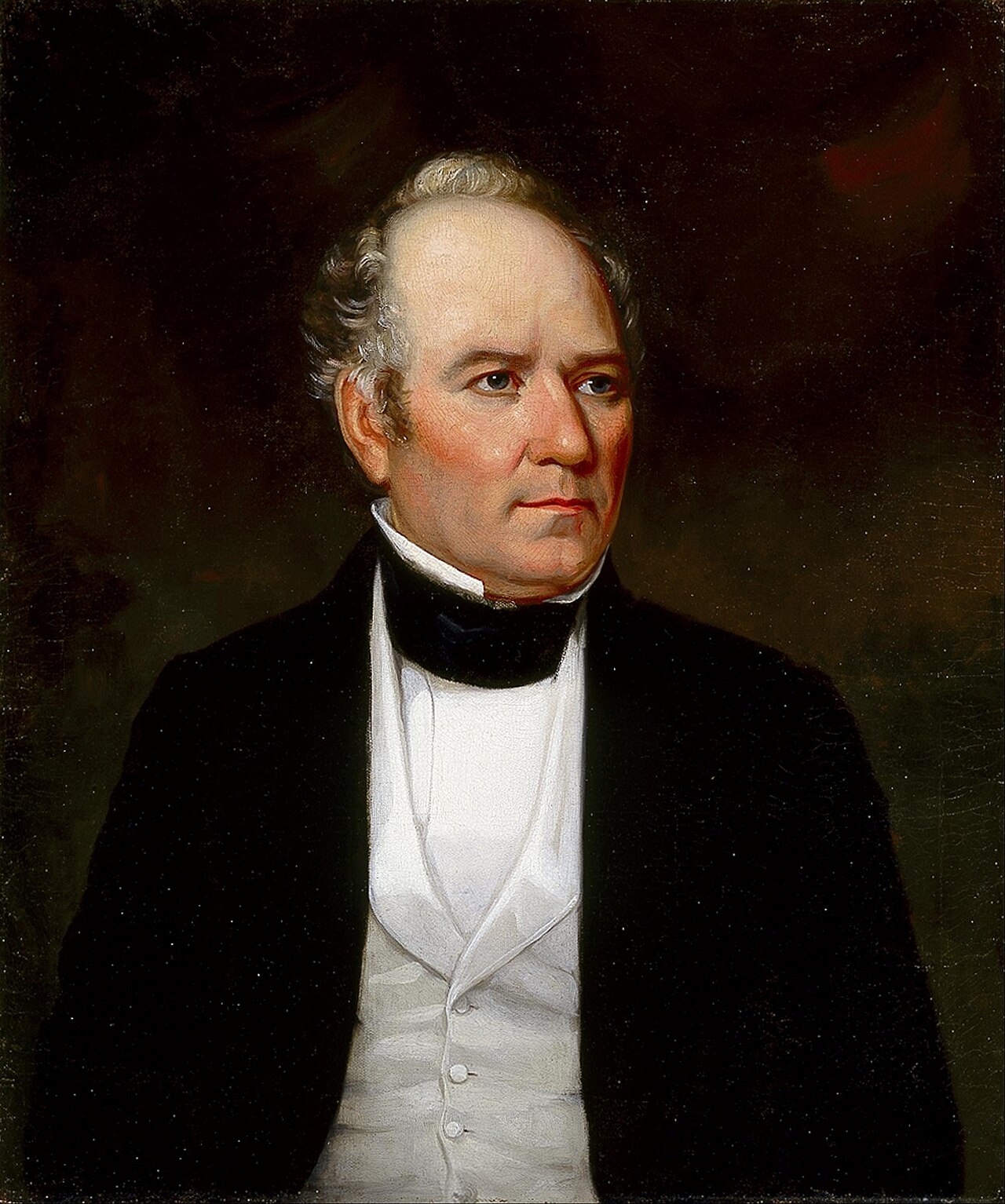 Portrait of Sam Houston by Thomas Flintoff, 1851, oil on canvas