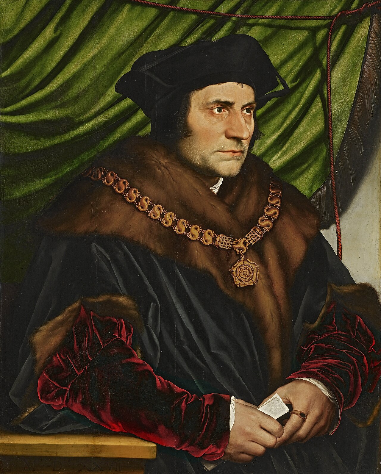 Hans Holbein the Younger, portrait of Thomas More, 1527