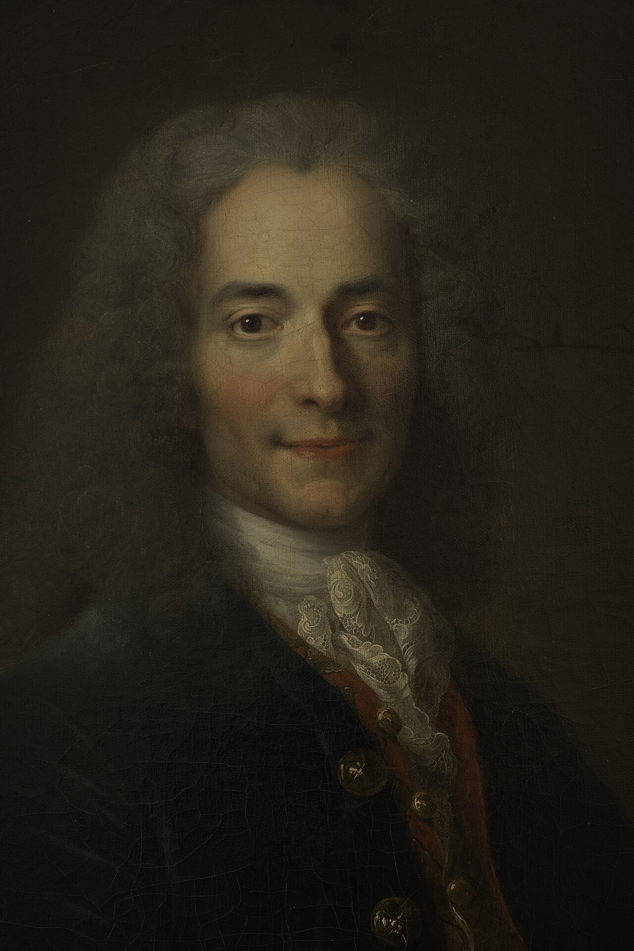 Portrait of Voltaire by Nicolas de Largillière, painted around 1718