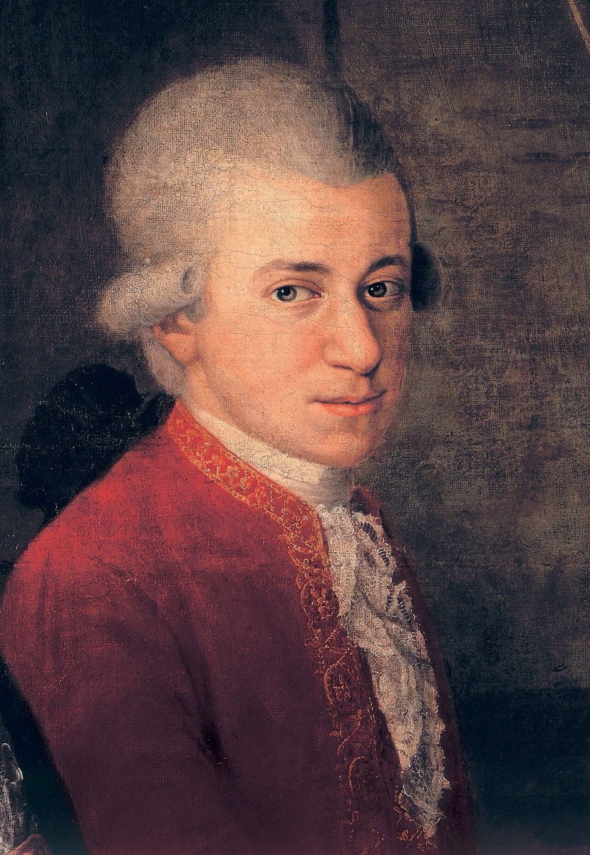 The della Croce family portrait showing the Mozart family circa 1780