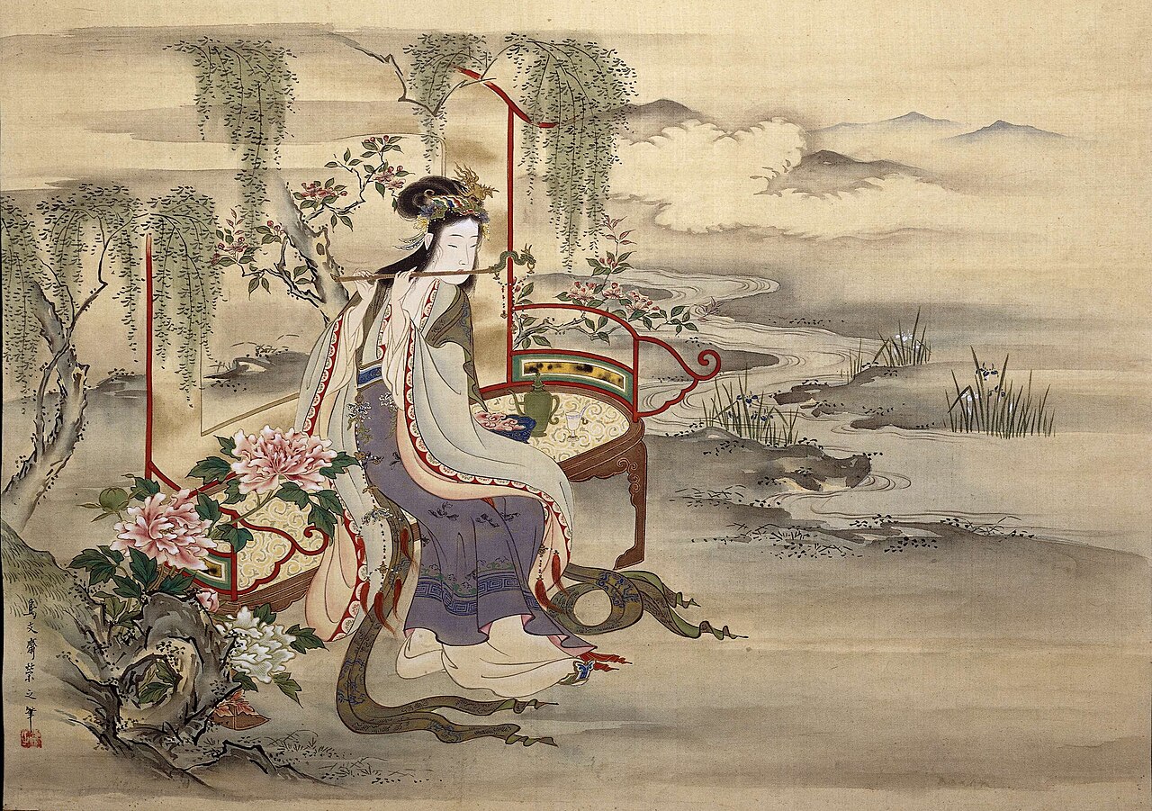 Yang Gui Fei, painting by Hosoda Eishi, c. 1800